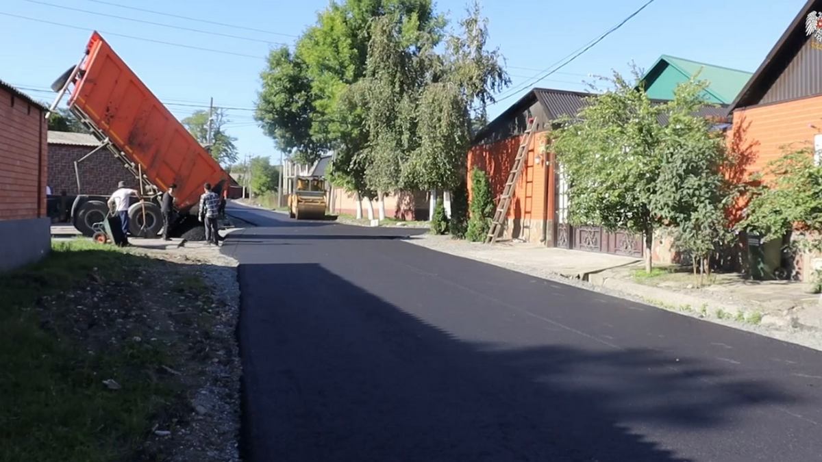 В Назрани начали ремонт улицы Иски-Лорса