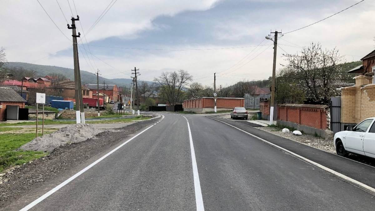 В Ингушетии завершили ремонт магистрали с высокой интенсивностью движения