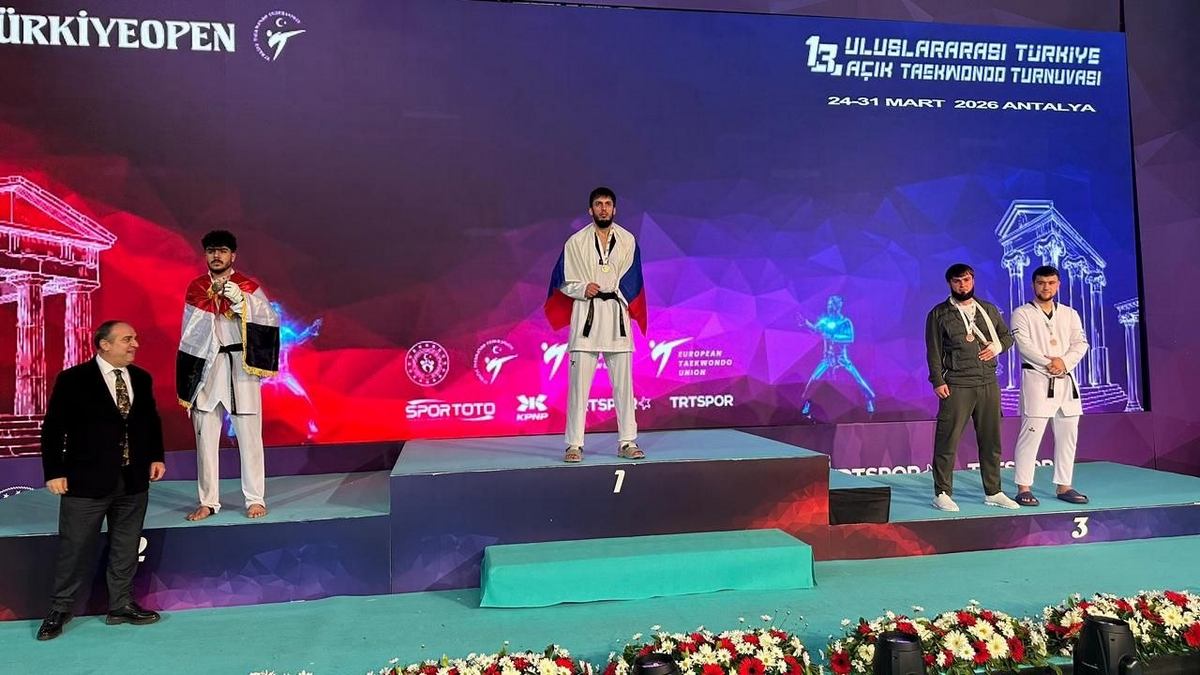 Билал Яхьяев из Ингушетии стал бронзовым призёром турнира в Анталье