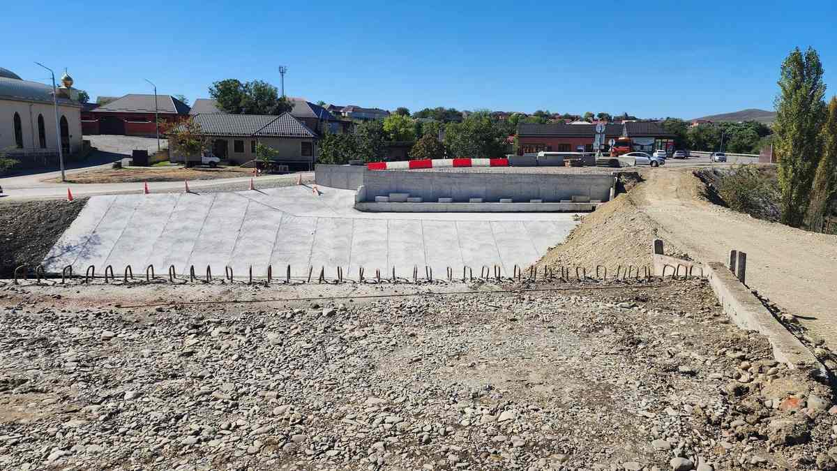 Новости Ингушетии: Мост через реку Ачалучка в Ингушетии сдадут раньше срока