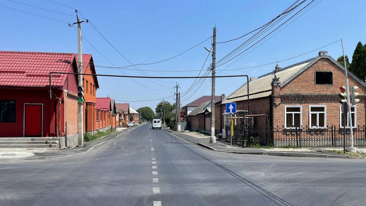 В рамках нацпроекта обновлена улица Джабагиева в городе Карабулаке