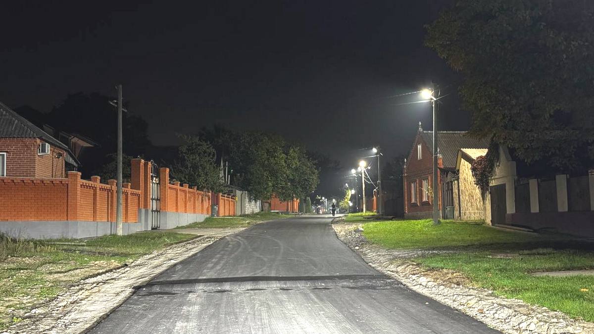 На улице Иски-Лорса в Назрани завершено комплексное благоустройство