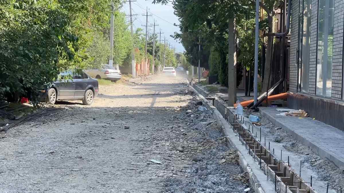 Новости Ингушетии: В Сунже обновляют улицу им. А. Суворова