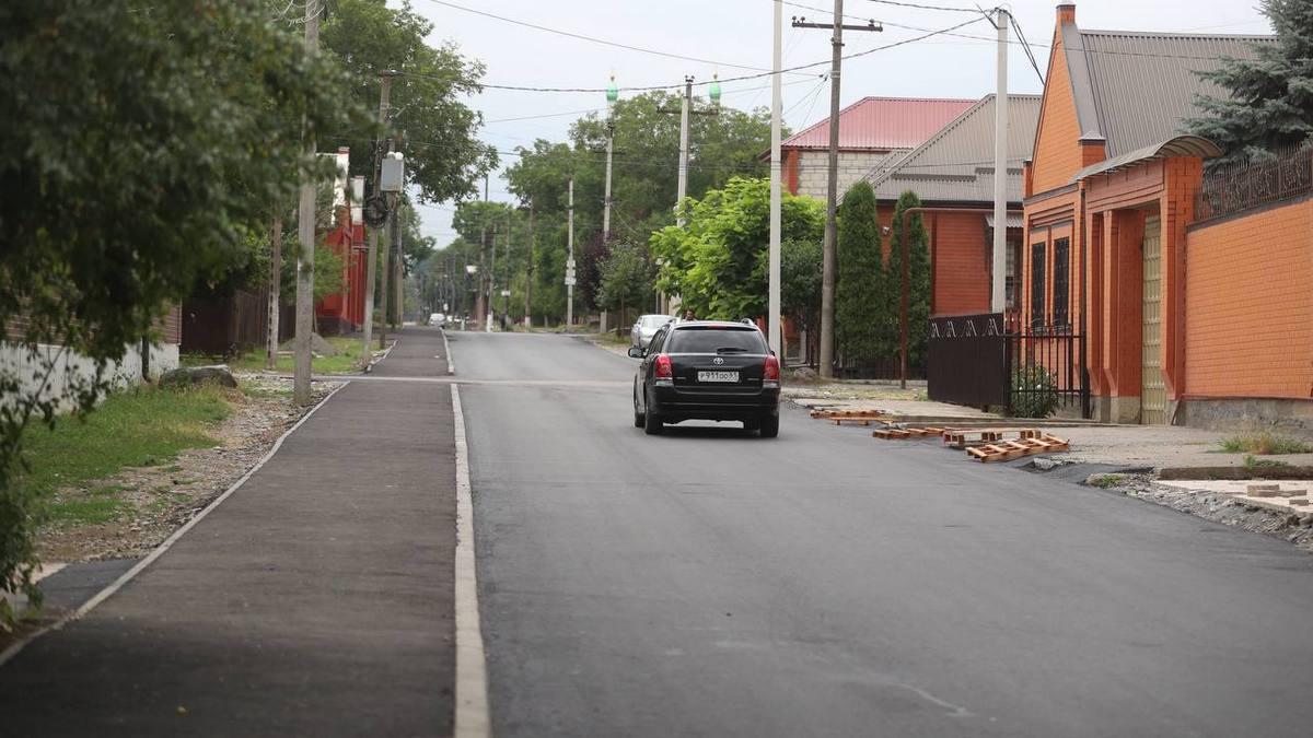 В Карабулаке Ингушетии завершено благоустройство ул. Градусова