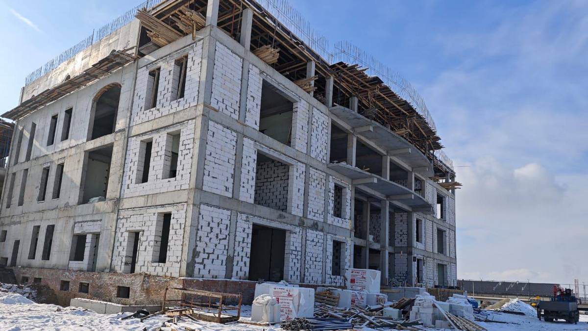 В Ингушетии продолжается строительство нового здания Госфилармонии