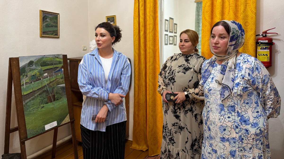 Новости Ингушетии: Министр культуры Ингушетии посетила Дом-музей скульптора Руслана Мамилова
