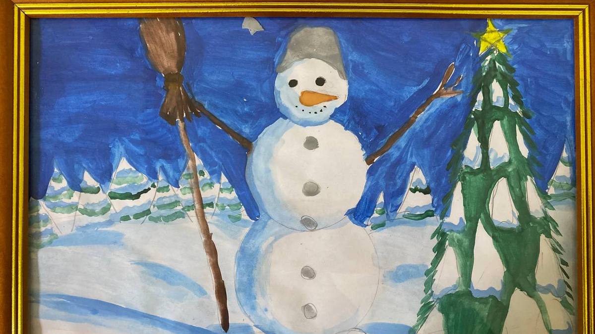 В ЦКР Магаса прошла выставка «Фантазия в рисунках: зимнее волшебство»