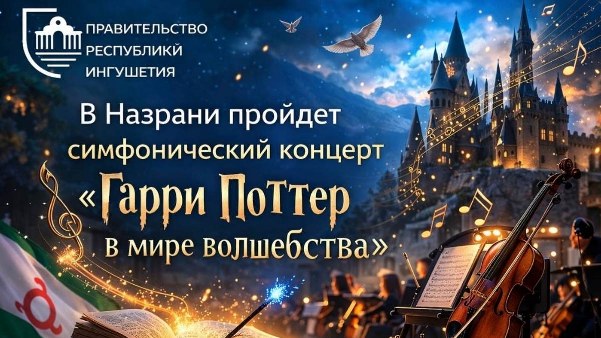 В Назрани Ингушетии в апреле прозвучит музыка из истории о Гарри Поттере