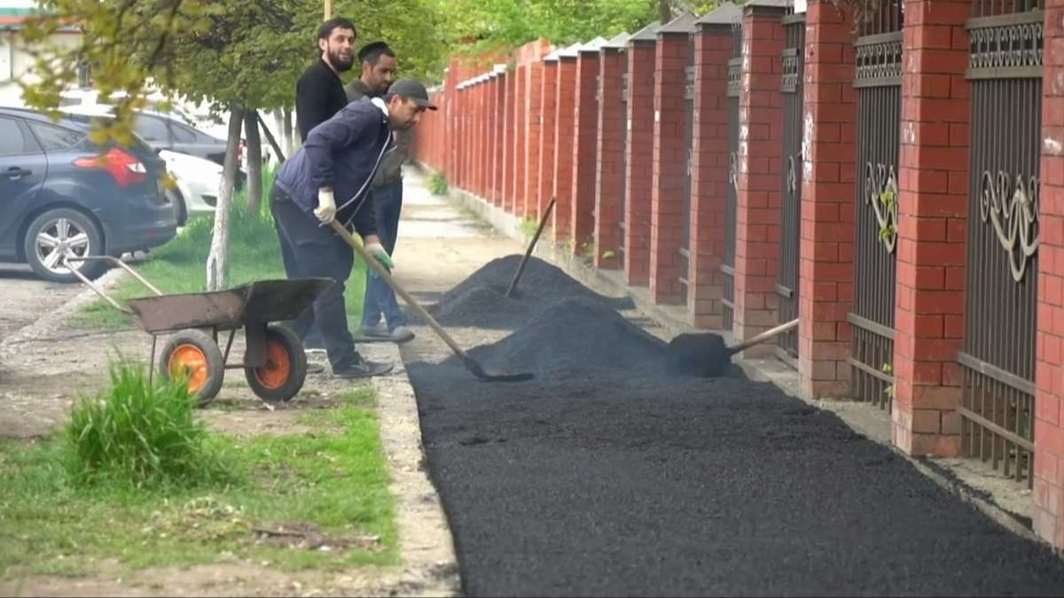 Новости Ингушетии: Территорию рядом с ИРКБ в Назрани Ингушетии делают комфортной и безопасной