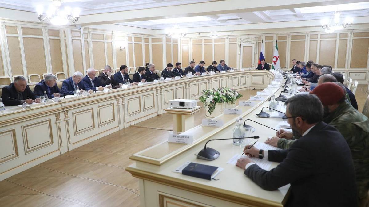 Глава Ингушетии провел совместное заседание АТК и Оперштаба республики