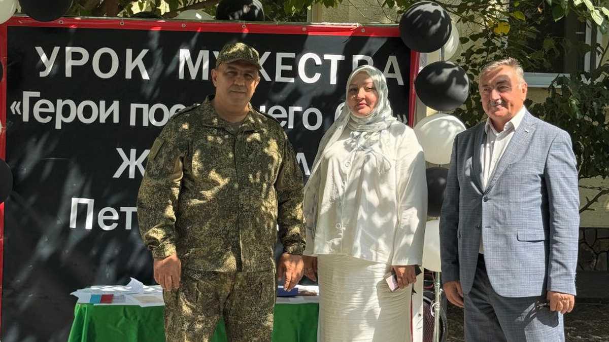 Ученикам школы в с.п. Нестеровском Ингушетии рассказали о героизме военных