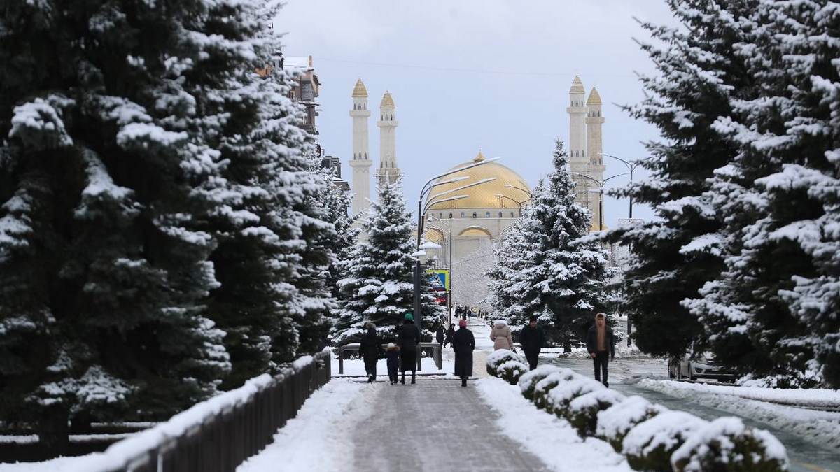 В столице Ингушетии проводят уборку снега