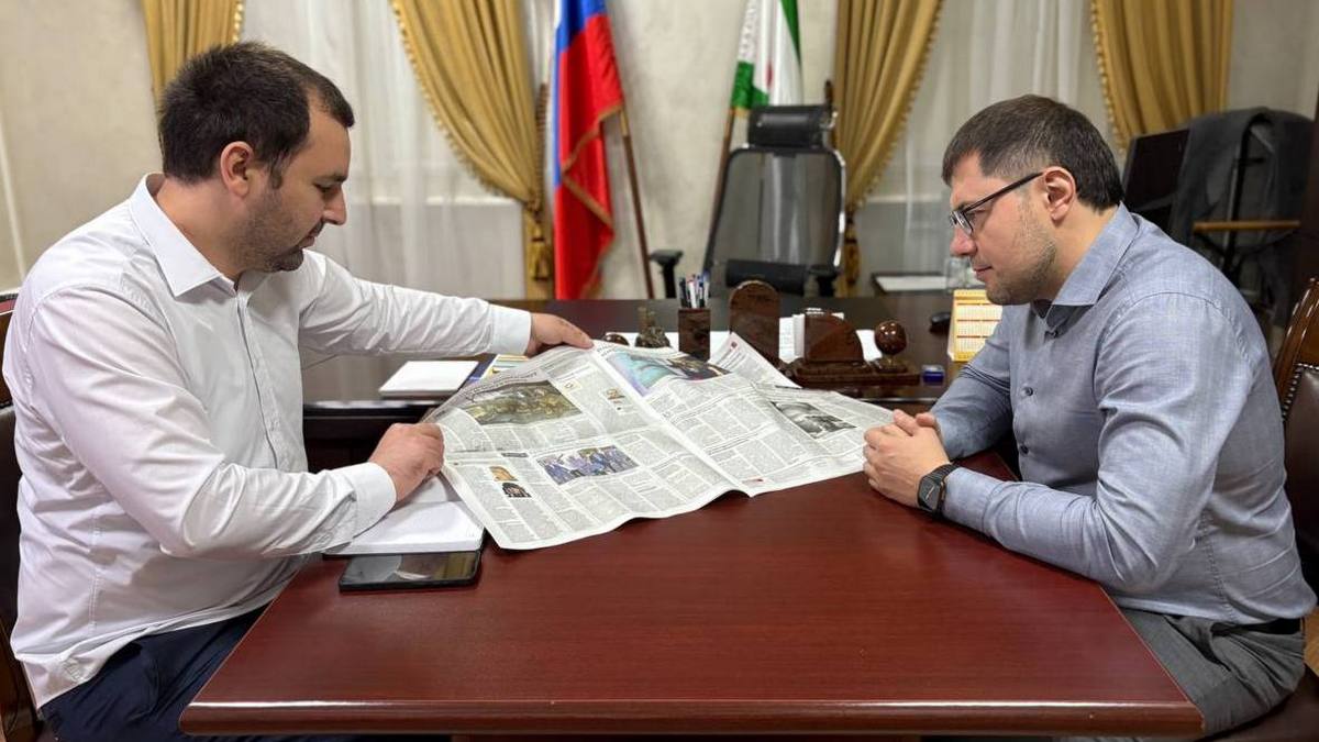 Новости Ингушетии: Постпред Ингушетии в Москве встретился с журналистом «Вечерней Москвы»   