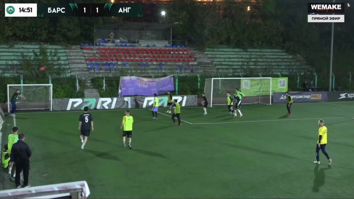 ФК «Ангушт Москва» выиграла матч против ФК «Барс Москва»