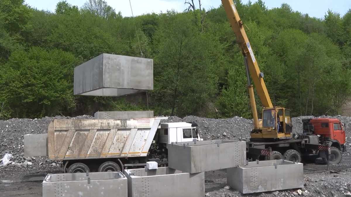 Новости Ингушетии: В Ингушетии продолжается возведение водозаборного комплекса на реке Асса