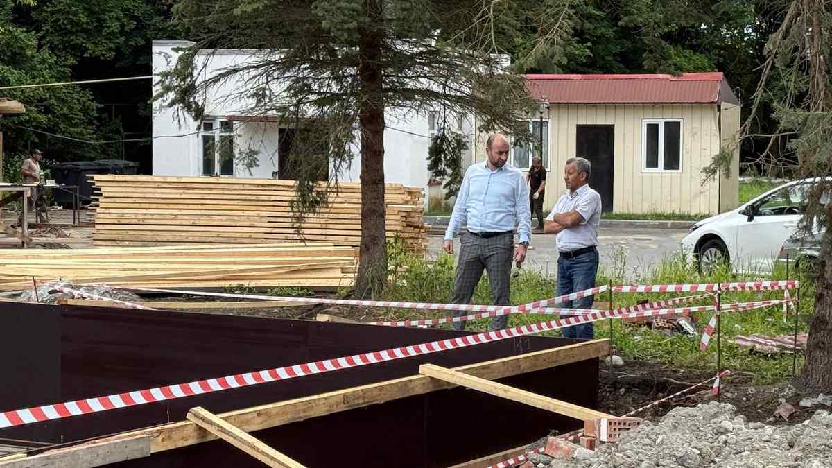 Реконструкция Дома Ветеранов в с.п. Сурхахи Ингушетии перешла в активную фазу