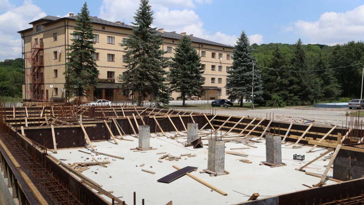 Новости Ингушетии: В Ингушетии продолжается строительство третьего корпуса Дома ветеранов