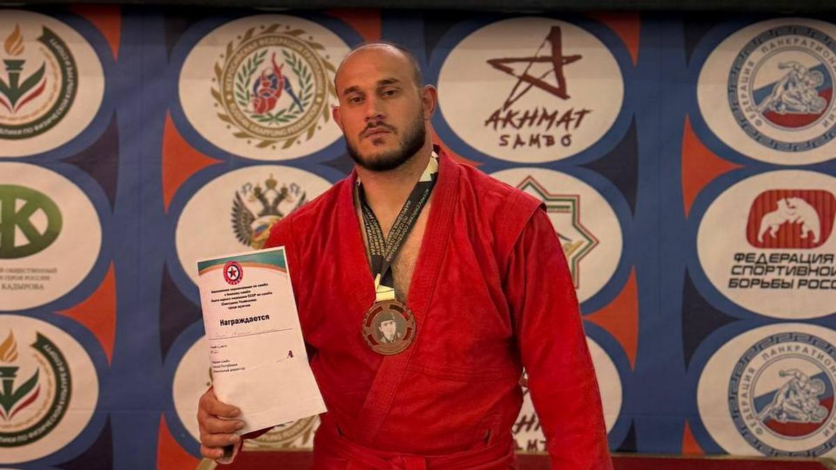 Самбист из Яндаре - участник Всероссийских соревнований в городе Шали