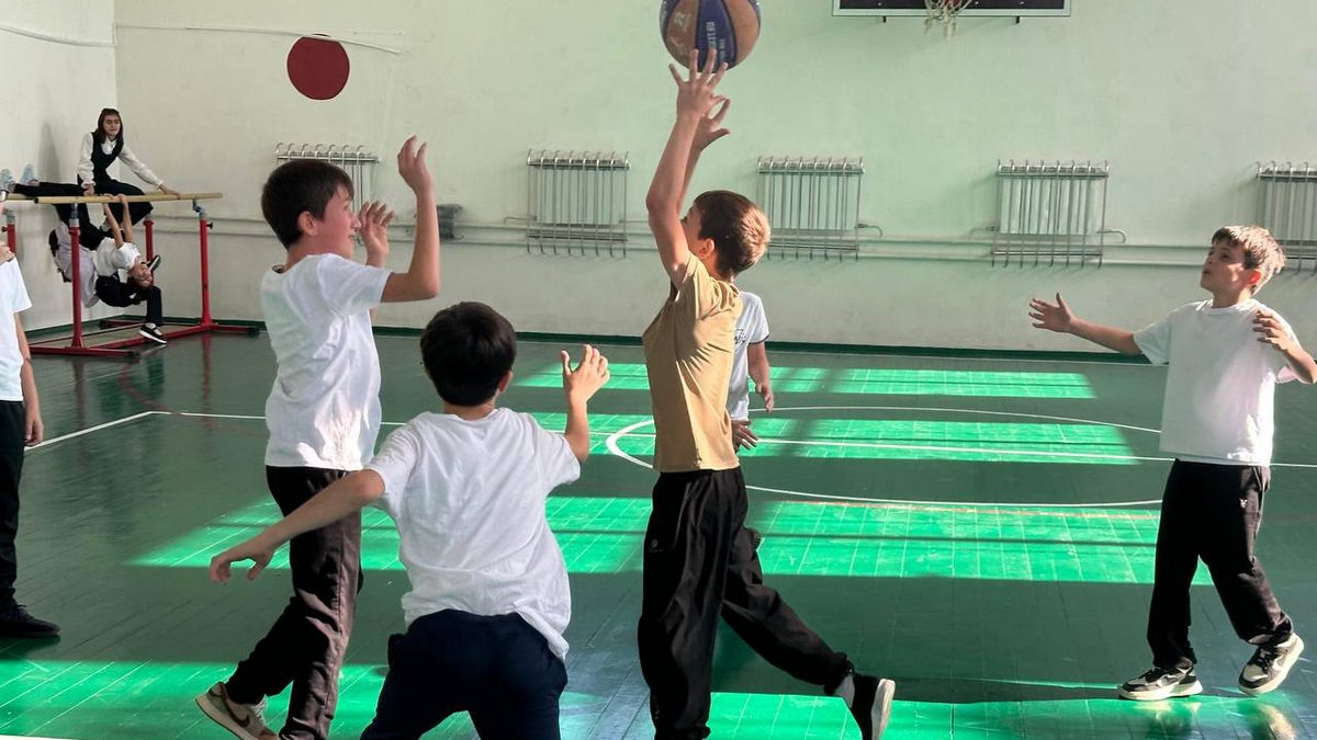 В Сунже Ингушетии среди детей бойцов СВО прошел турнир по баскетболу