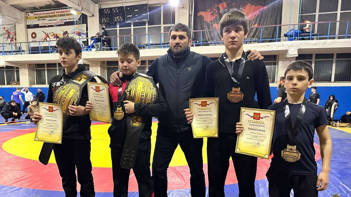 Борцы Малгобека продемонстрировали свое мастерство на турнире в Ставрополе