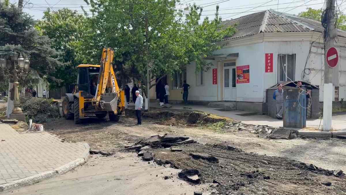 Новости Ингушетии: Власти Сунжи благоустраивают улицу Осканова