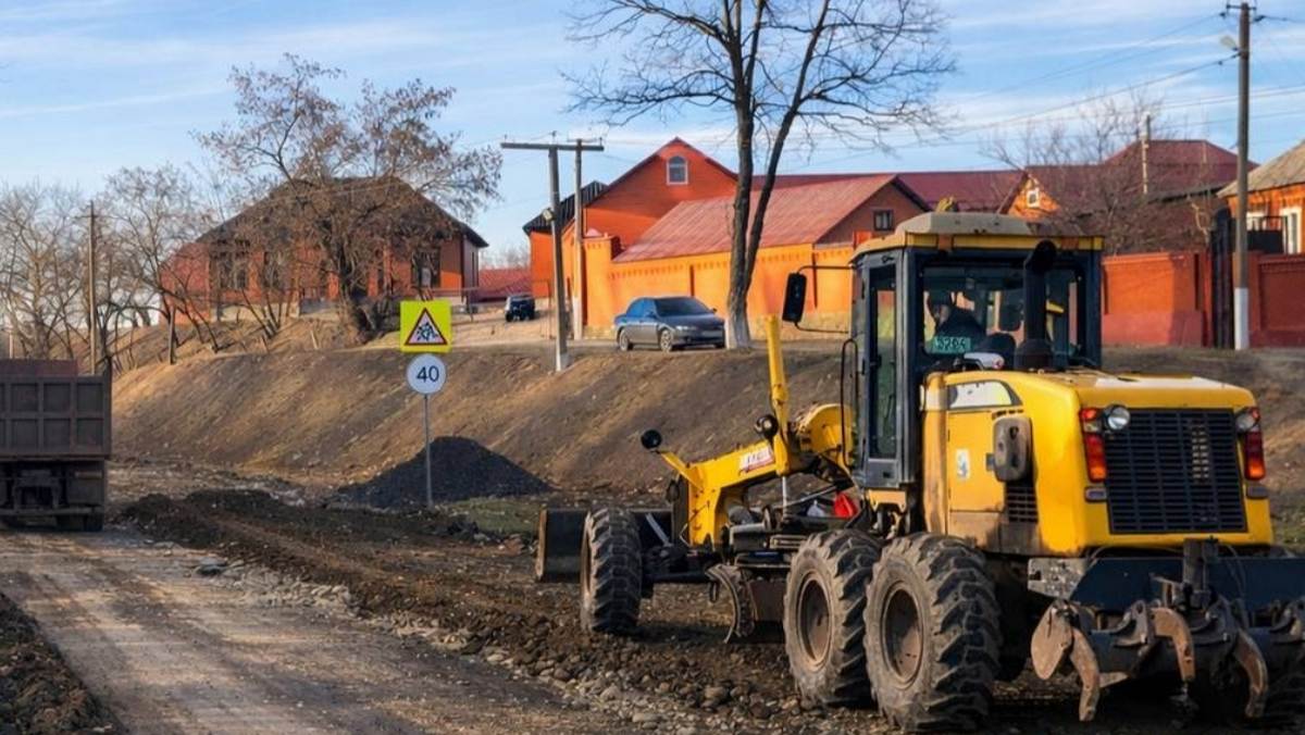 Второй этап работ начался на одной из главных региональных дорог Ингушетии