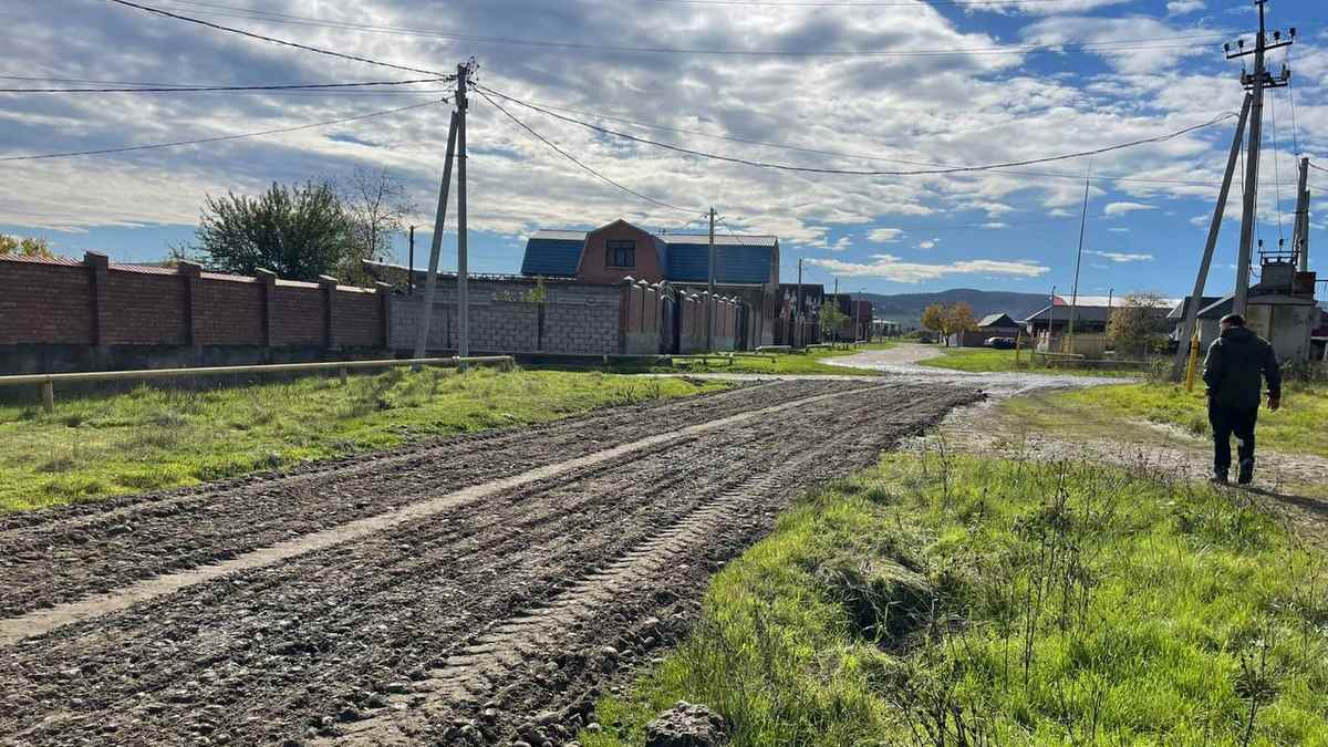 В Сагопшах отремонтировали дорогу после обращения к муниципальным властям
