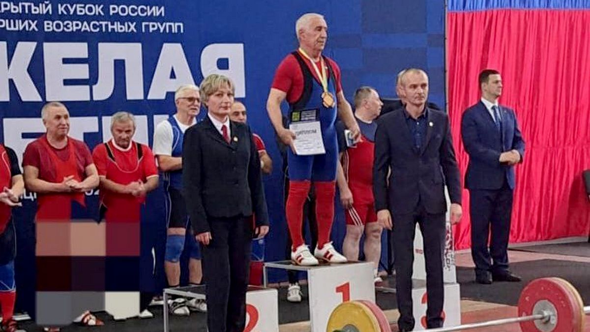 Ингушский тяжелоатлет Алихан Плиев стал триумфатором на турнире в Мценске