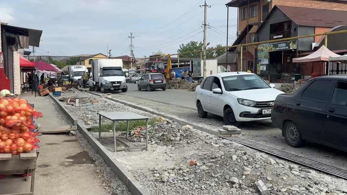 Новости Ингушетии: В Сунже приводят в порядок территорию, прилегающую к рынку