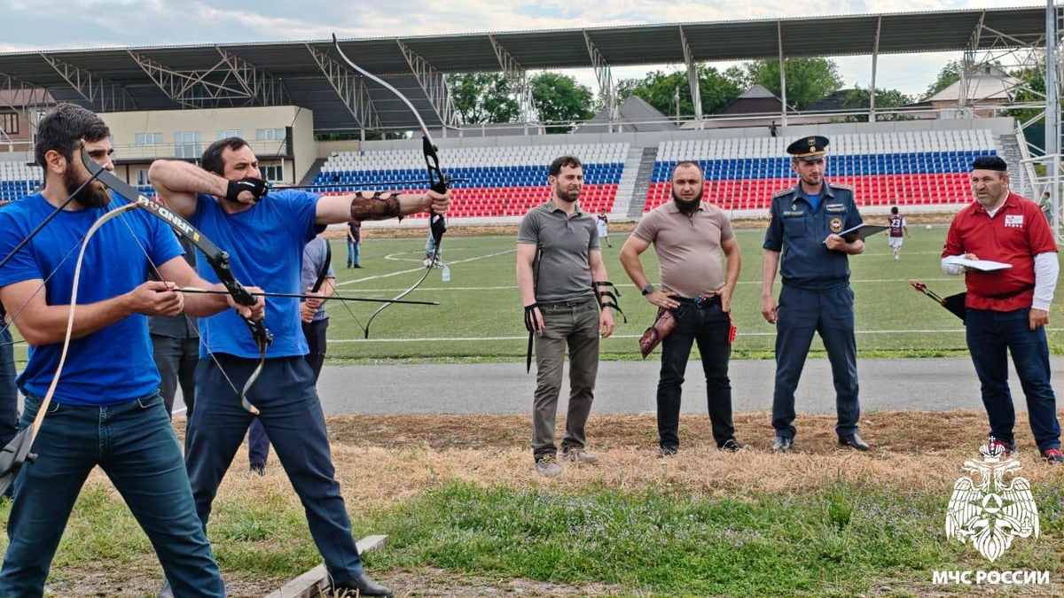 В МЧС Ингушетии определили сильнейших в стрельбе из лука