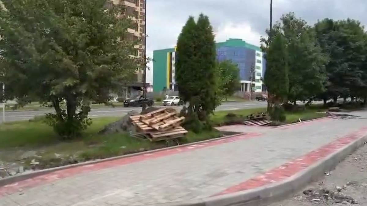 Новости Ингушетии: В Магасе прошла выездная инспекция строящихся парковых зон по улице Гагиева